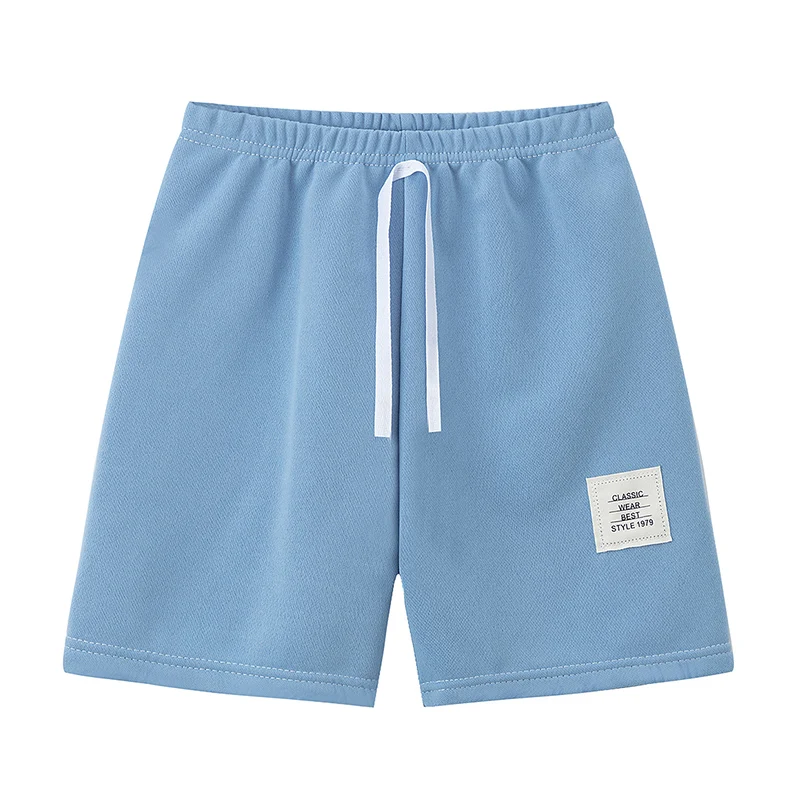 1/3/6 pezzi per bambini estate tinta unita moda pantaloncini casual ragazzi sport selvaggi pantaloni da esterno ragazze pantaloni da spiaggia elasticizzati colorati
