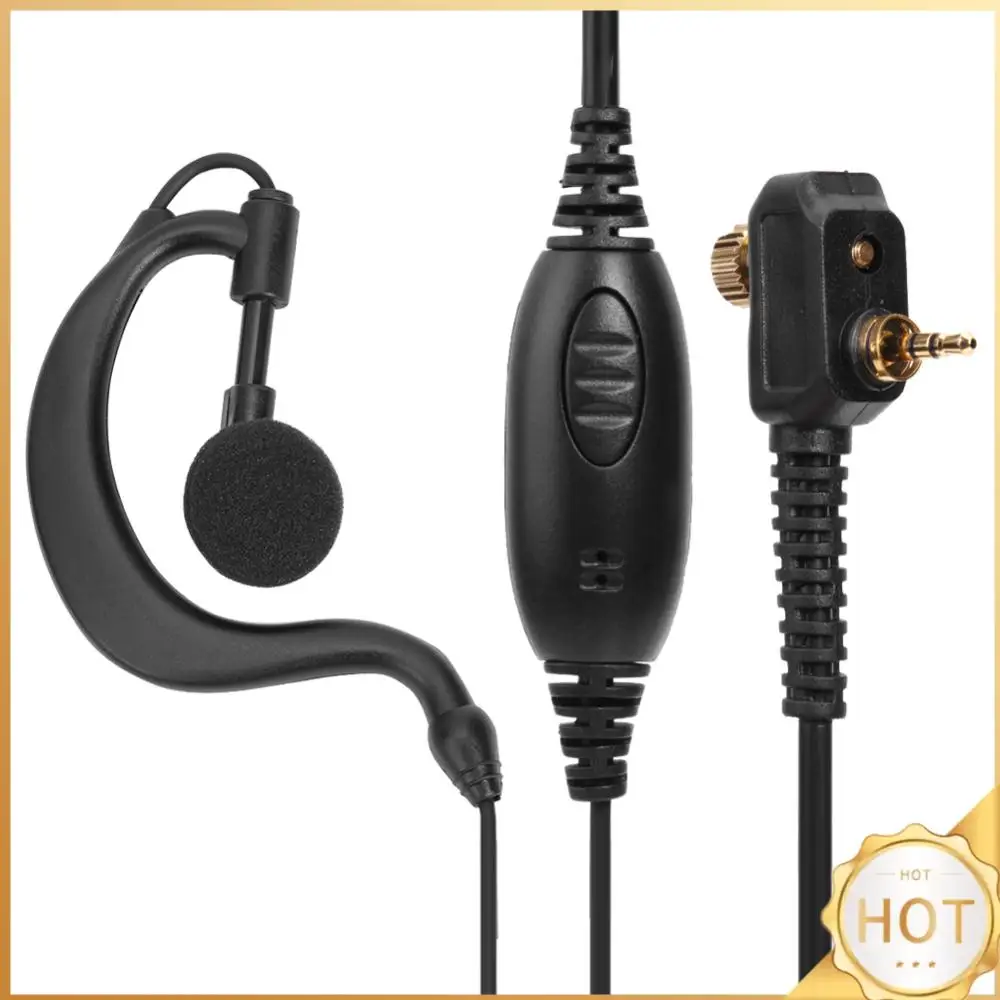 

1 Pin G-Shape 2.5mm Earpiece Headset PTT Mic Earhook for Motorola MTH600 MTH650 MTH600 MTH800 MTH850 MTP850 MTS850