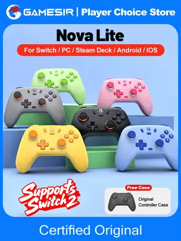 GameSir Nova Lite Gamepads PC Switch 2 Gaming Controller for Nintendo Switch 2 Switch Steam iOS Android Hall Effect Josticks