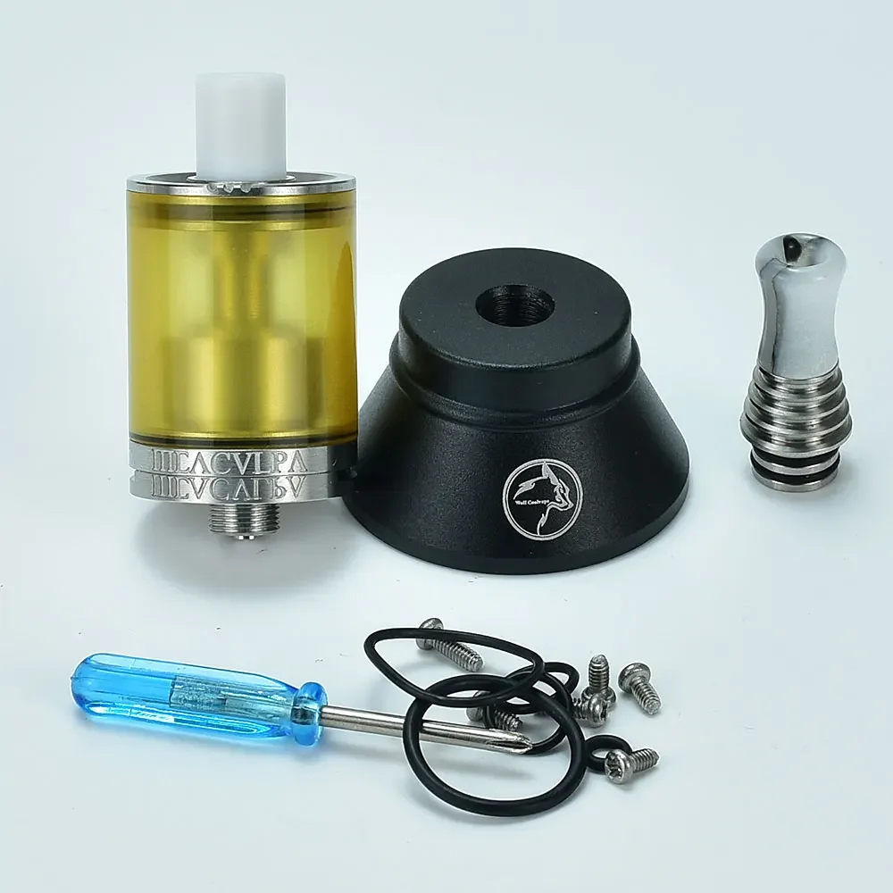 WOLCOOVLAPE-Atomiseur PATIBULUM Mea Culpa MTL RTA, vape précieuse, reflux, 3.5ml, 22mm