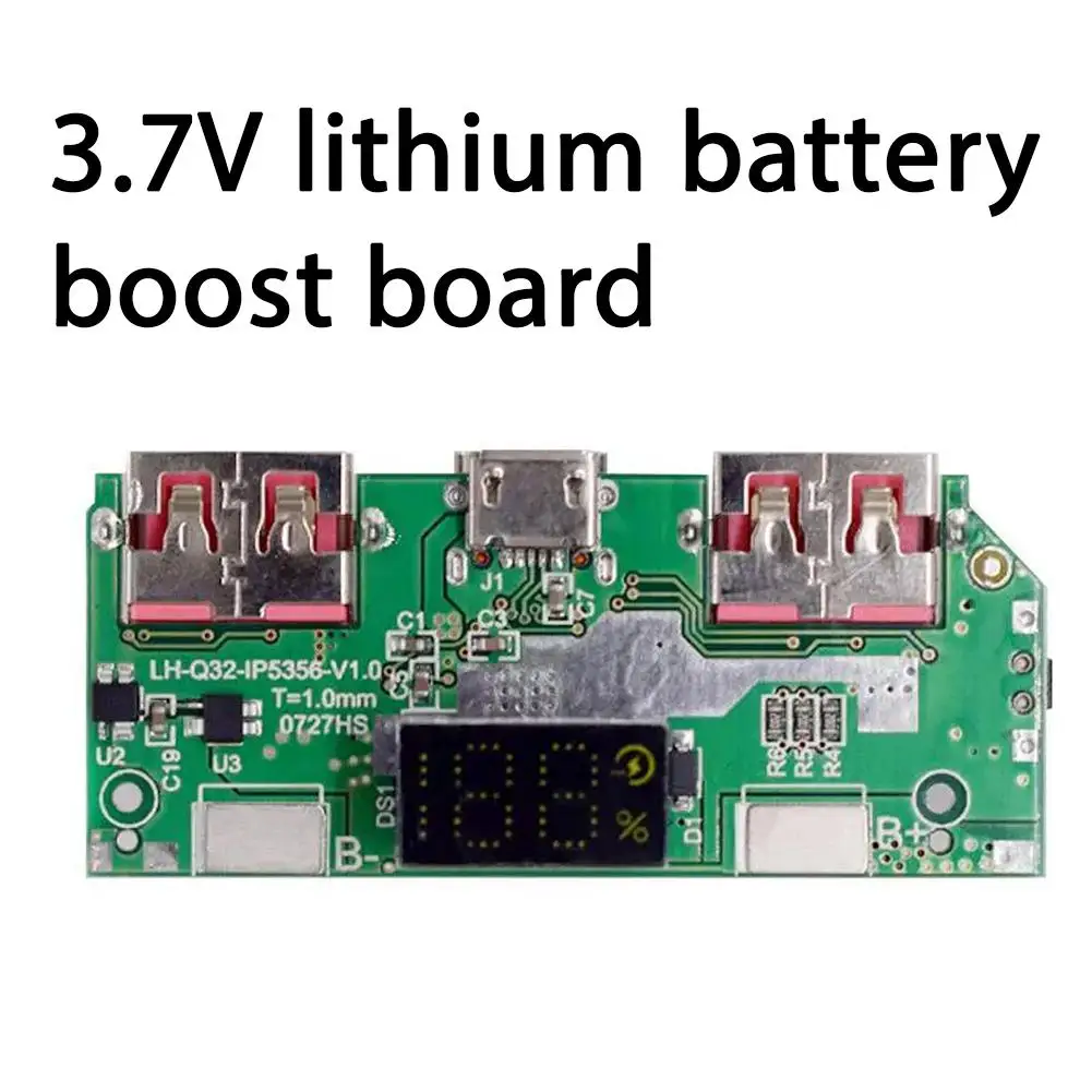 3.7V Lithium Battery Boost Board IP5356 Mobile Power 3A Step Charging DIY 5V Motherboard Up Digital Bank Boost Fast Module F5Z5