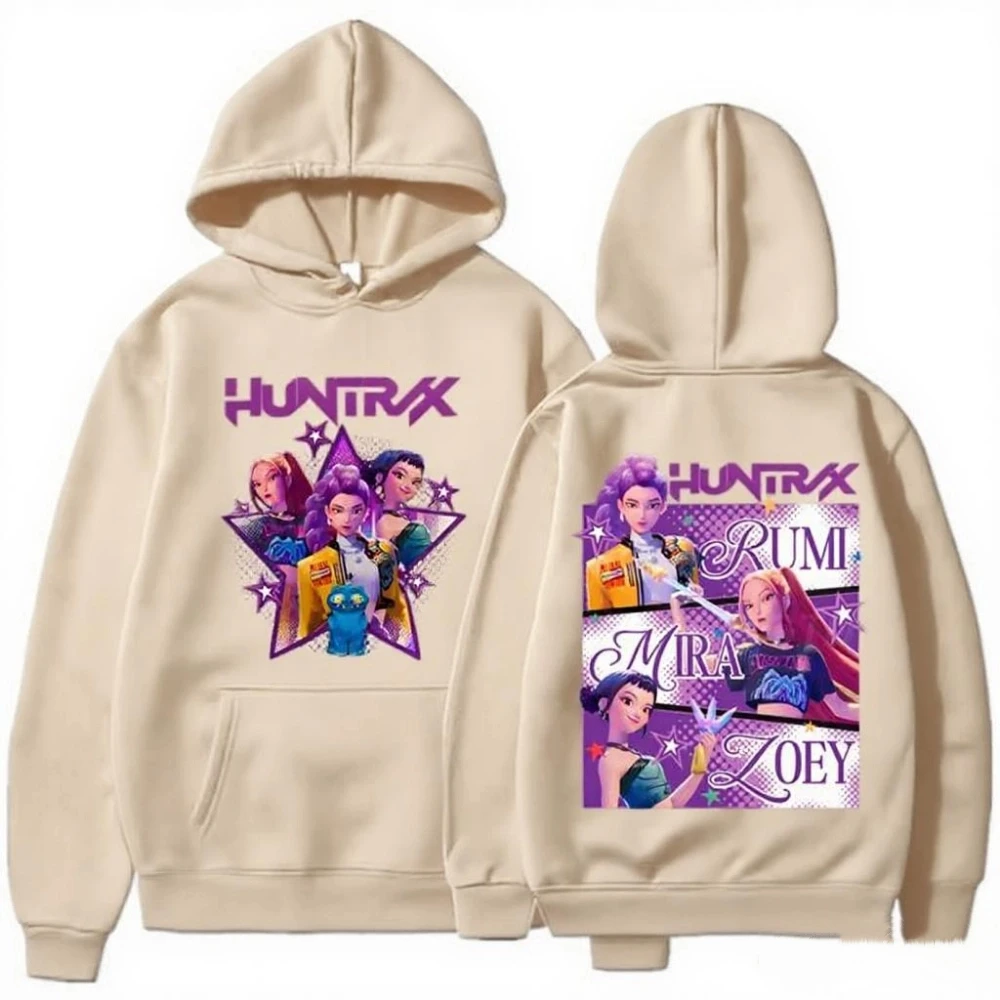 Popular Korean Demon Hunter Men's Sweatshirt Fall Winter Warm Men's Hoodie Fashion Unisex Hoodie Men's Clothing