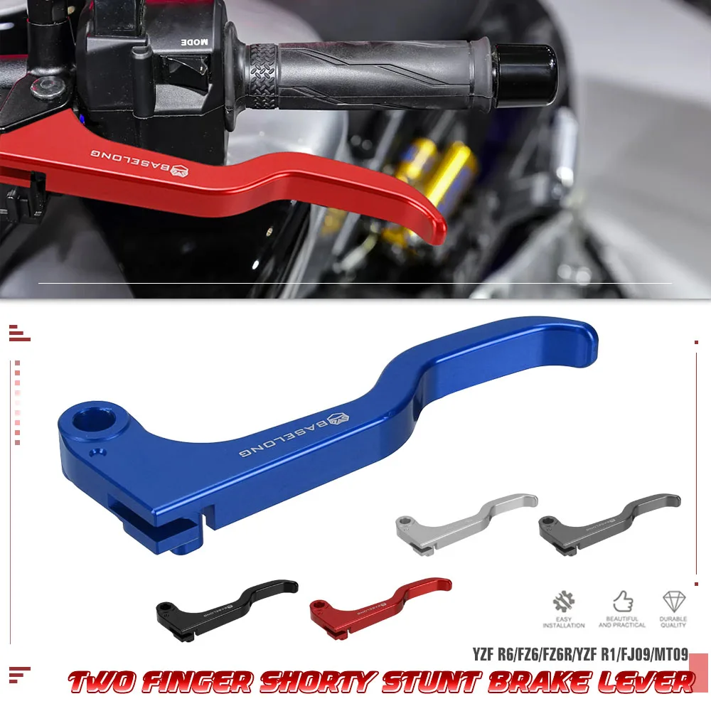 

2023 FOR Yamaha R6 YZFR6 1999-2023 YZF R1 R7 Two Finger 10% Shorty Stunt Brake Lever Motorcycle YZF-R6 YZF R6 GYTR YZFR6 RACE