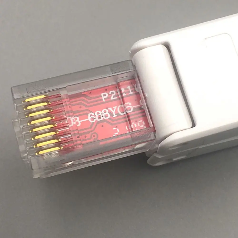 1Pcs CAT6 Cat5e RJ45 Connector Plug No Crimp Reusable Ethernet Plug Tool Free 8P8C Network Cable Head