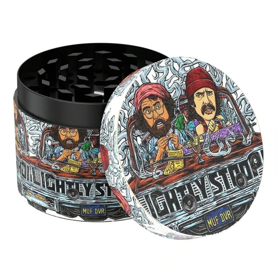 مطحنة أعشاب معدنية لتدخين الأخوة الملتحية - 50 مم / 2 بوصة #1