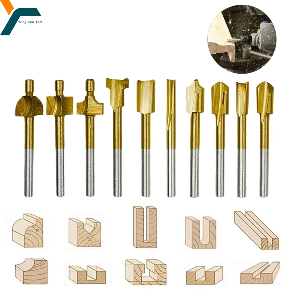 10Pcs Small Milling…