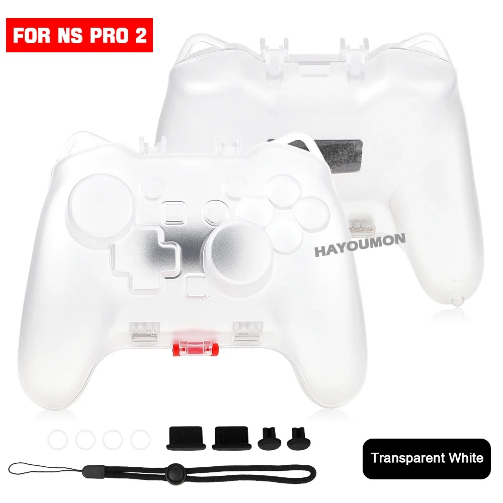 Transparante PC-beschermhoes voor NS2 Switch 2 Pro Anti-kras Hard Clear Controller Shell Gaming Console-accessoires