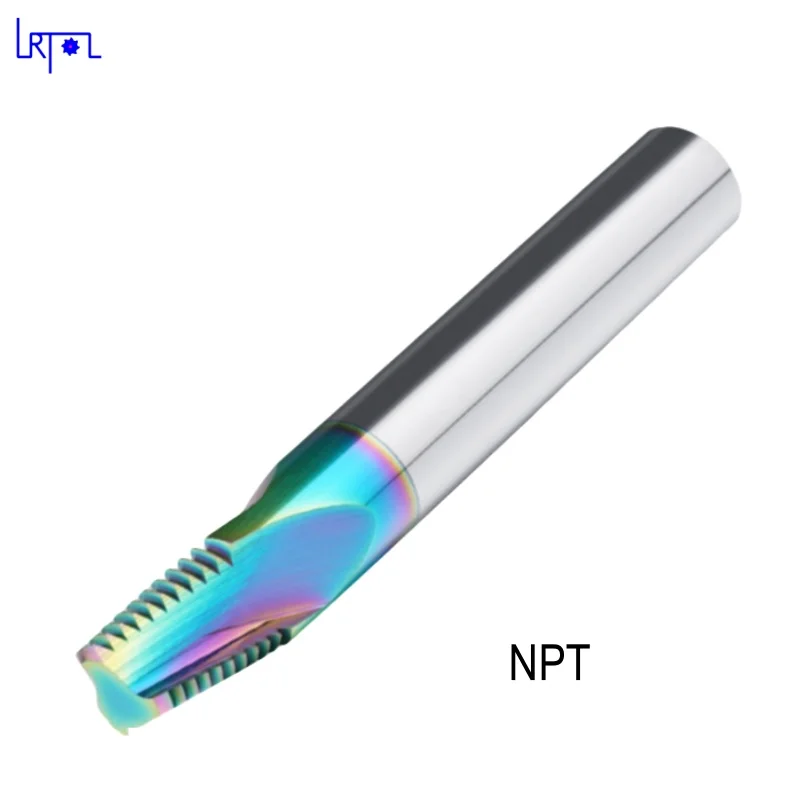 

NPT Thread Full Tooth End Mill DLC Coating Tools for CNC Machining Center End Mill