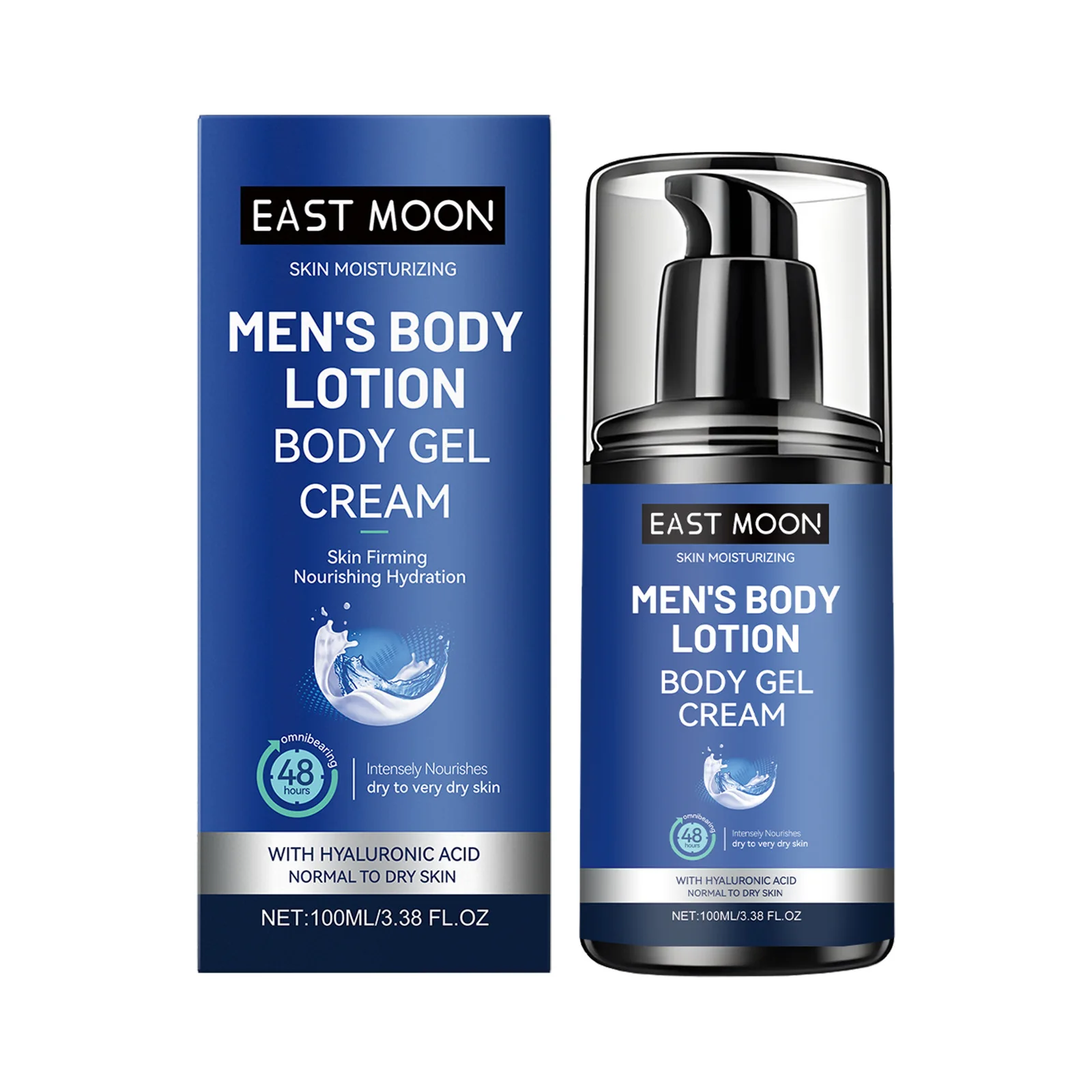 Hyaluronic Body Nourish Lotion Remove Acne Repairing Firming Deeply Moisturizing Muscle Massage Oil Control Men Skin Care Cream