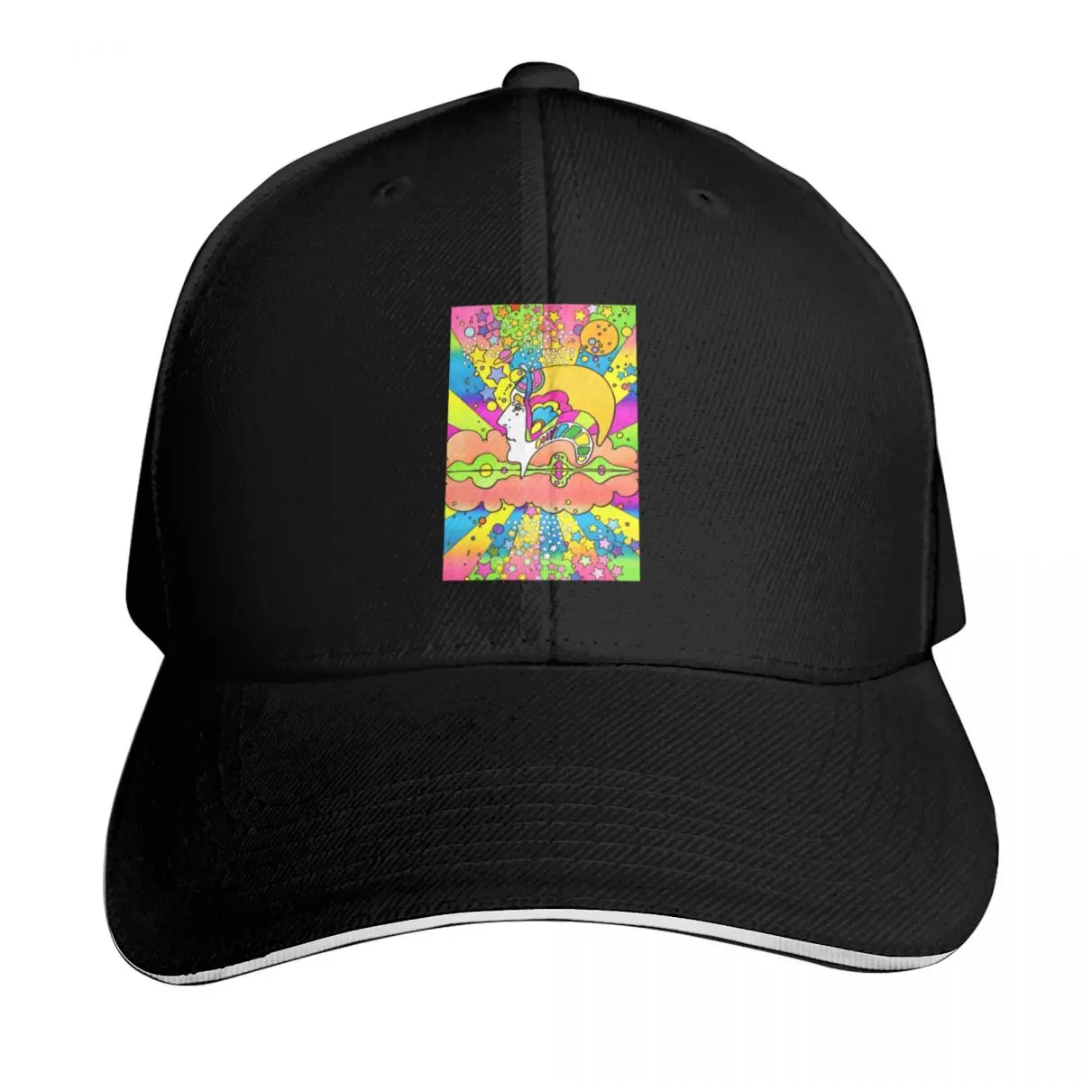 Peter Max Baseball Cap Sun Protection UPF 50+ Breathable Mesh Back Adjustable Buckle Closure