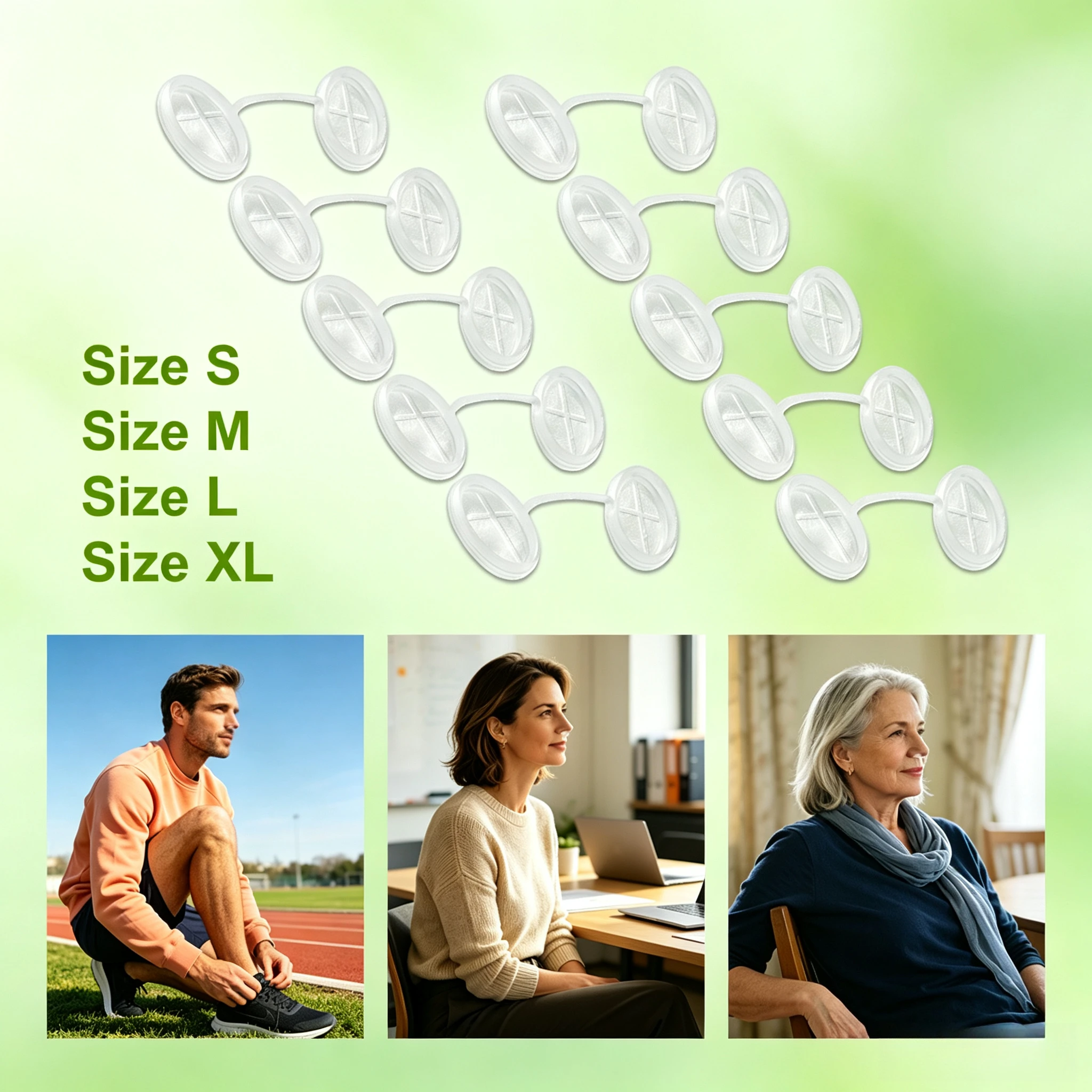 4 Size Disposable Nasal Filters Invisible Nose Dust Smog Pollen Control  Allergy Relief Plug Breathable Outdoor Nose Protector