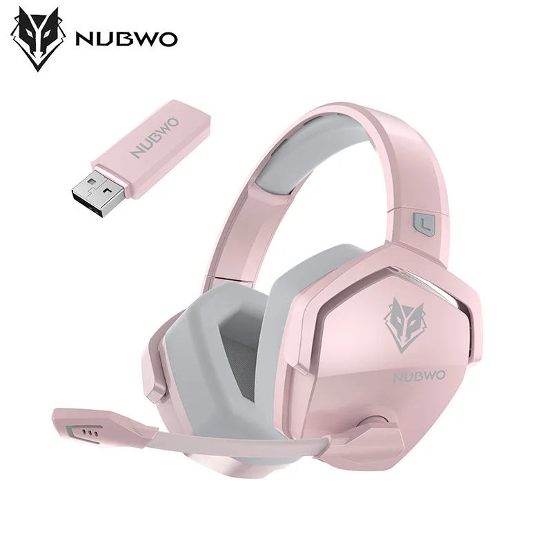 

NUBWO G06 Wireless Gaming Headset with Microphone for PS5, PS4, PC, Mobile, Switch, 2.4GHz Bluetooth 5.3 Dual Gaming Headphones