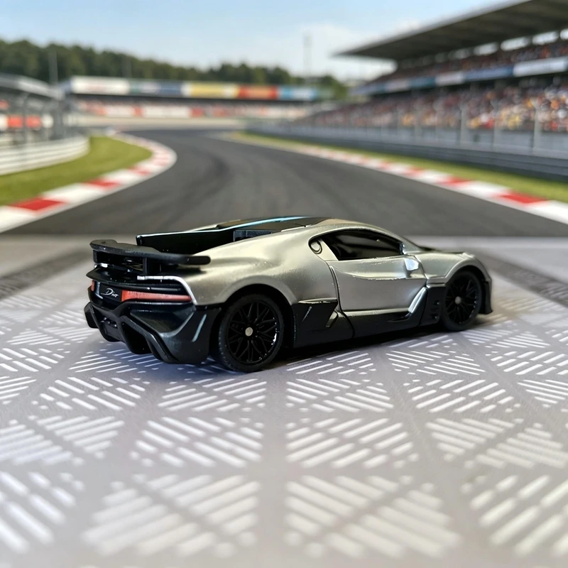 1:64 simulation Bugatti DIVO alloy car model ornament collection rich details, fine workmanship, and good quality