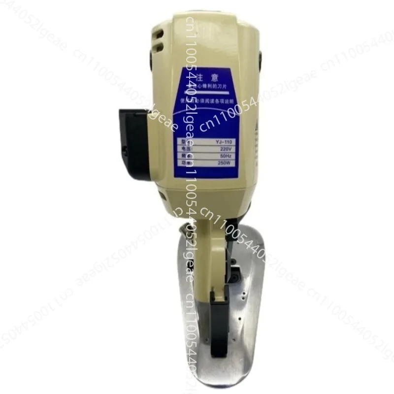 

YJ-110 electric scissors, hand push electric round knife cutting machine, small cloth cutting machine
