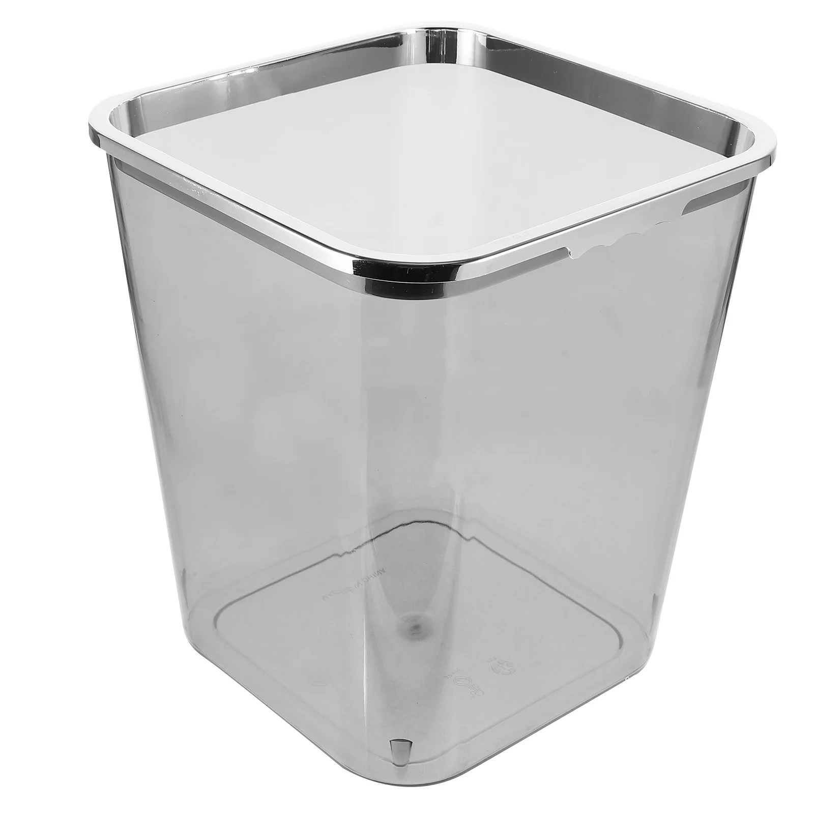 

Большой мусорный бак для дома, прозрачный пластиковый контейнер для мусора для кухни, ванной, офиса, спальни, простой стиль