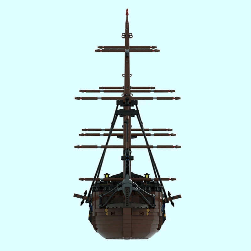 3192 PCS Vessel Bricks FlagshipREMASTERED MOC Customize Modular Building Block Kids Creative Design DIY Boys Toy Christmas Gift