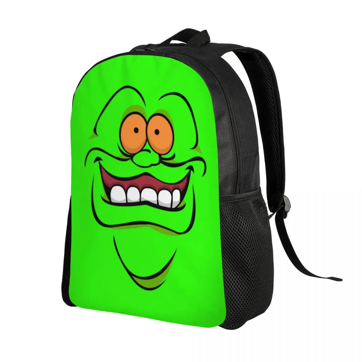 Customized Ghostbusters Slimer Time Backpacks Men Women Fashion Bookbag for School College Supernatural Comedy Film Bags