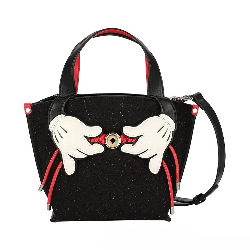 

Disney Luxury Handbag Purse for Women Fashion Cool Stylish Mickey Doodle Print Daily Use Casual Outing Elegant Accessory