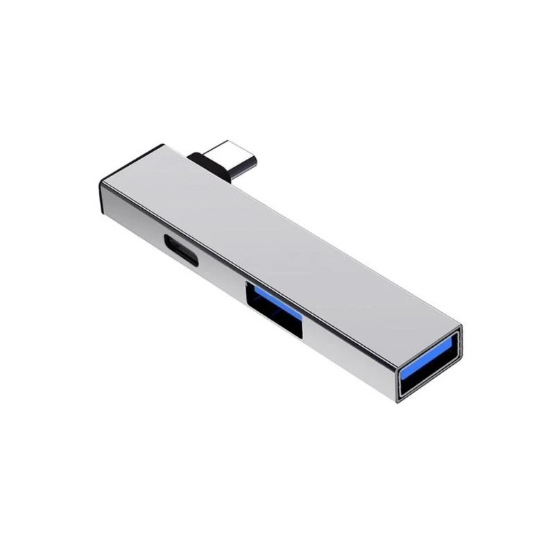 Portable USB C Hub Type C to Type C and 2 USB Port USB Hub for Window Linux Androids Devices Fast Data Transfer 83CF