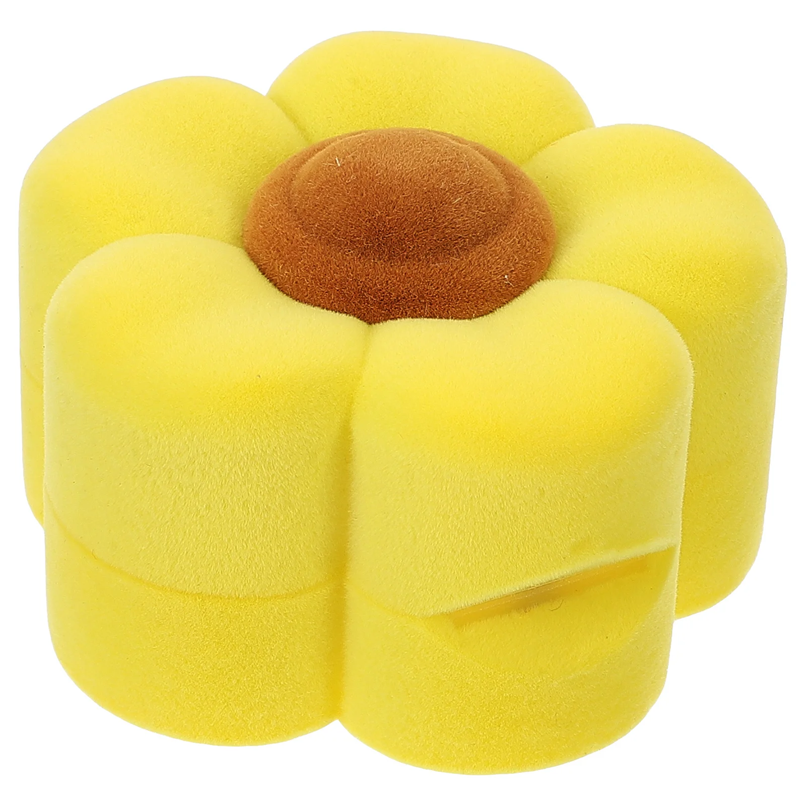 Kotak Cincin Pernikahan Berbentuk Bunga Desain Elegan Tempat Penyimpanan Perhiasan untuk Cincin Anting Dekoratif Hadiah Penyimpanan