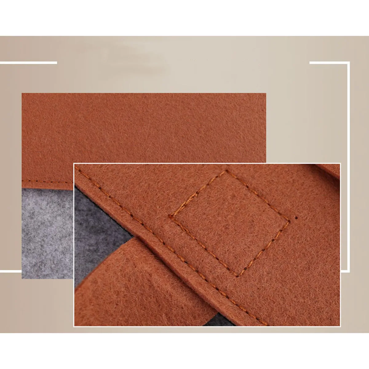 

Car Back Seat Organizer Extra Large Capacity 12 Pockets Storage Bag Felt Material Anti-Dust Durable Easy Install Foldable