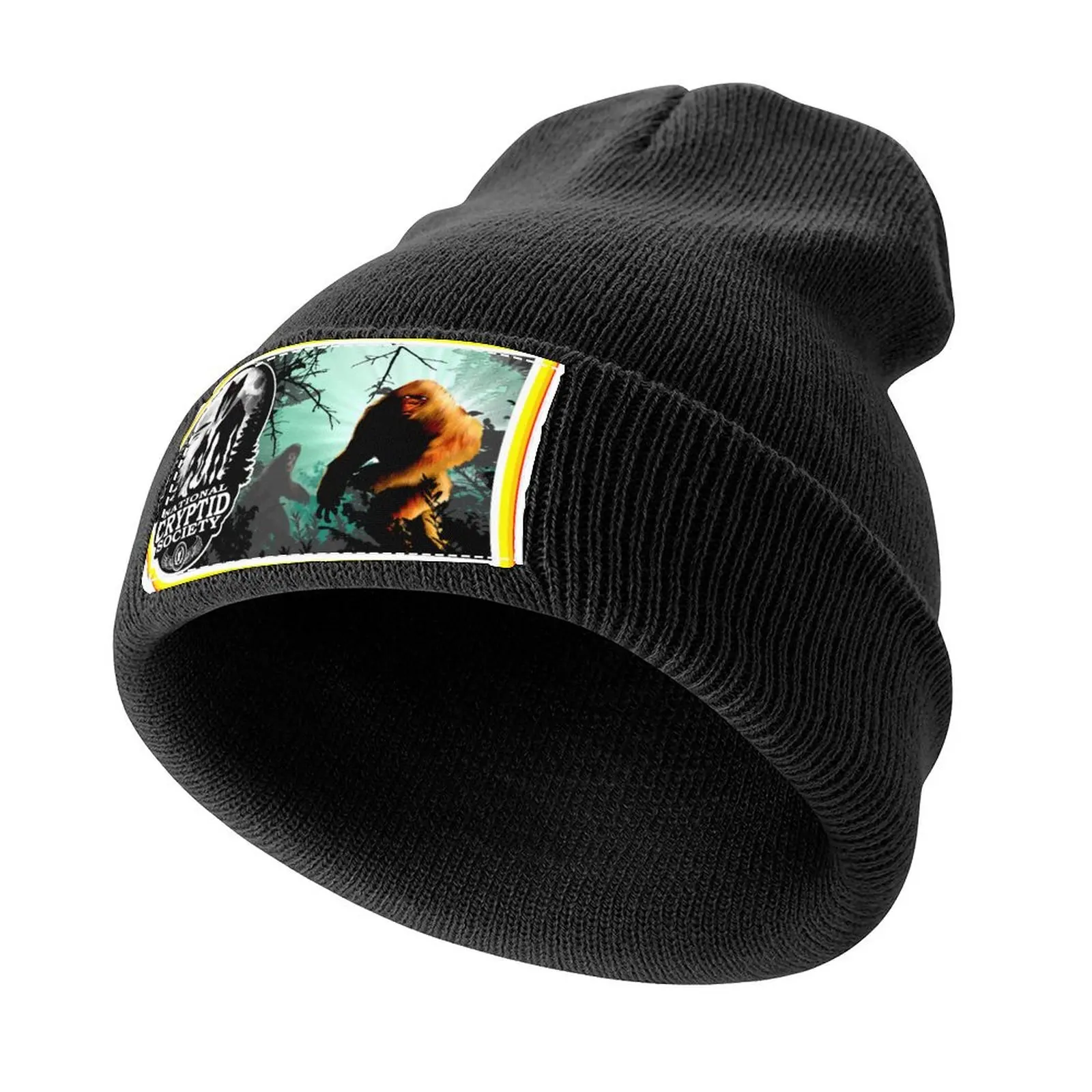 

Bigfoot, Dogman, Mothman, UFO's; National Cryptid Society Knitted Cap Luxury Brand Custom Cap Trucker Hats For Men Women's