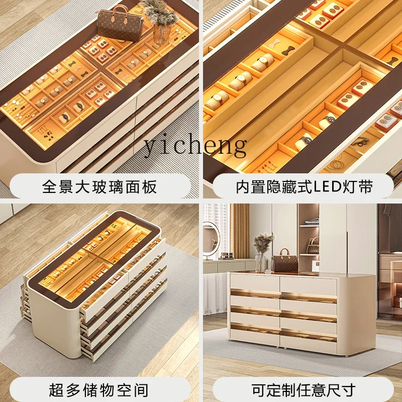 

XL Badou Jewelry Cabinet Bedroom Bedside Household Floor Minimalist Cloakroom Jewelry Nakajima