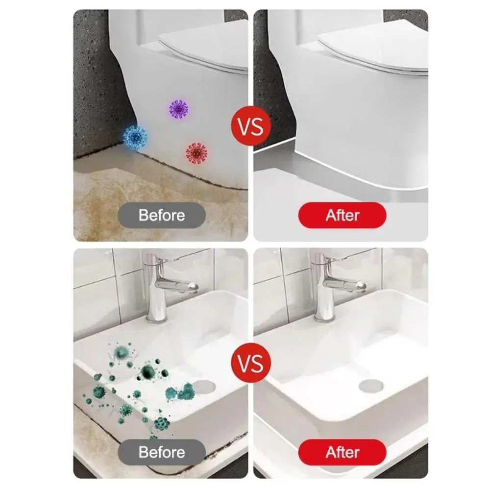 1Pcs Durable White Plastic Steel Mud Mildew Proof Waterproof Epoxy Paste 120ml Caulking Glue Bathroom Toilet