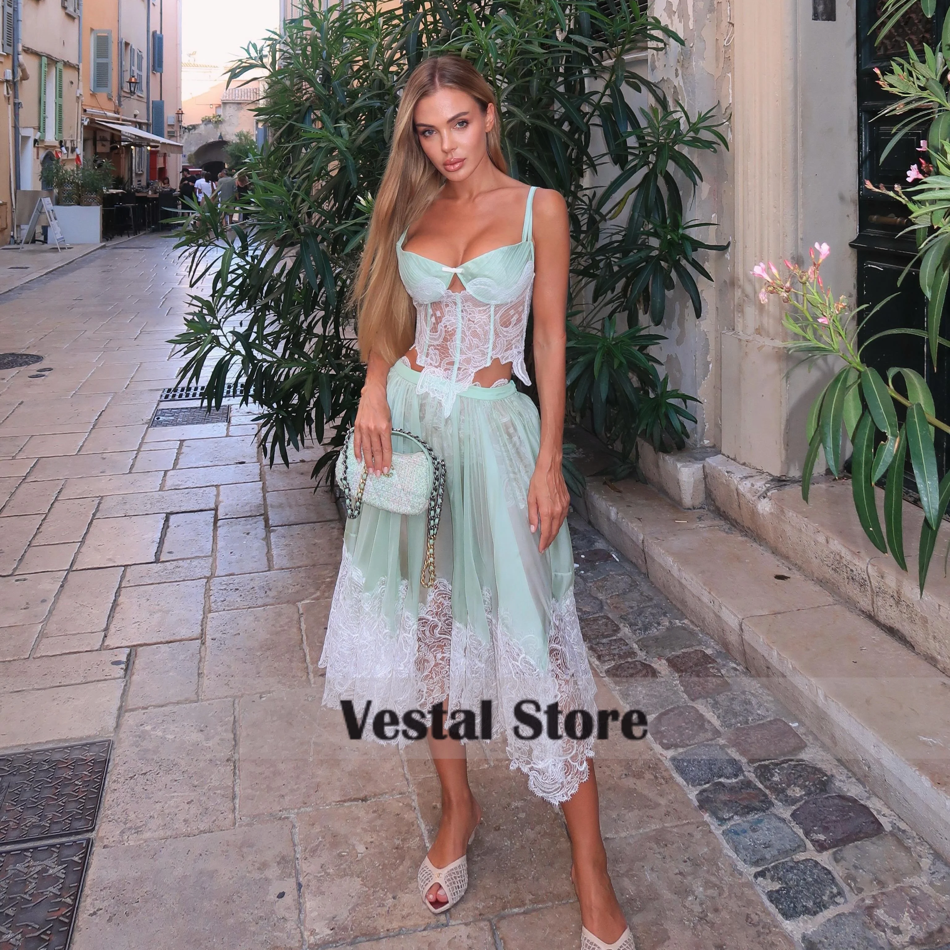 Vestal Lace Evening Dress Cors - đánh giá và giá Midi Dress