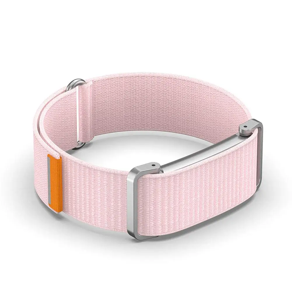 Für Fitbit Air Watch Armband, schlankes, gewebtes Nylonband, atmungsaktives Ersatzarmband mit Metallgehäuse-Zubehör