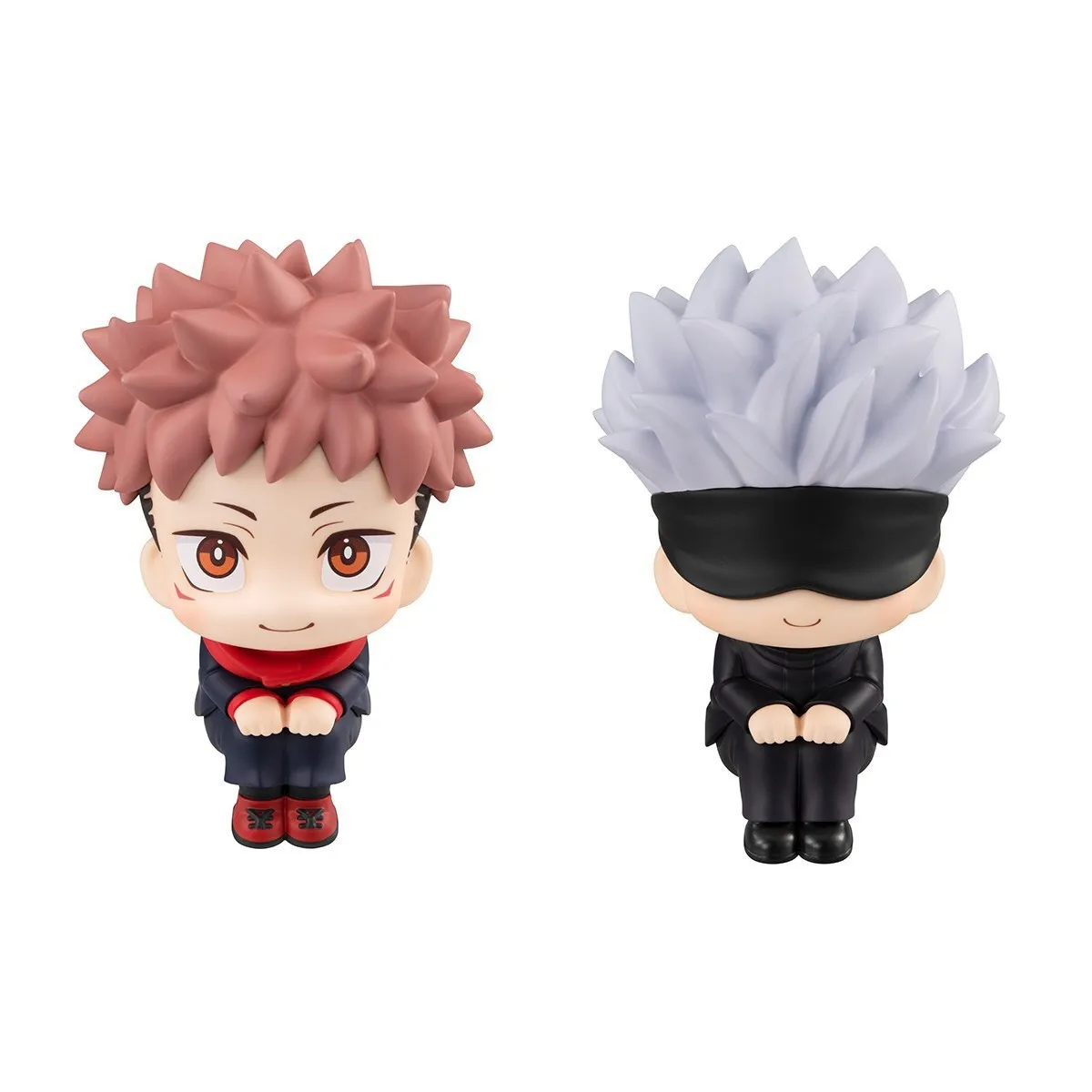 Anime jujutsu kaisen gojo satoru itadori yuji kawaii q ver figuras de ação coleção bonito pvc gk modelo boneca brinquedo presente para amigos