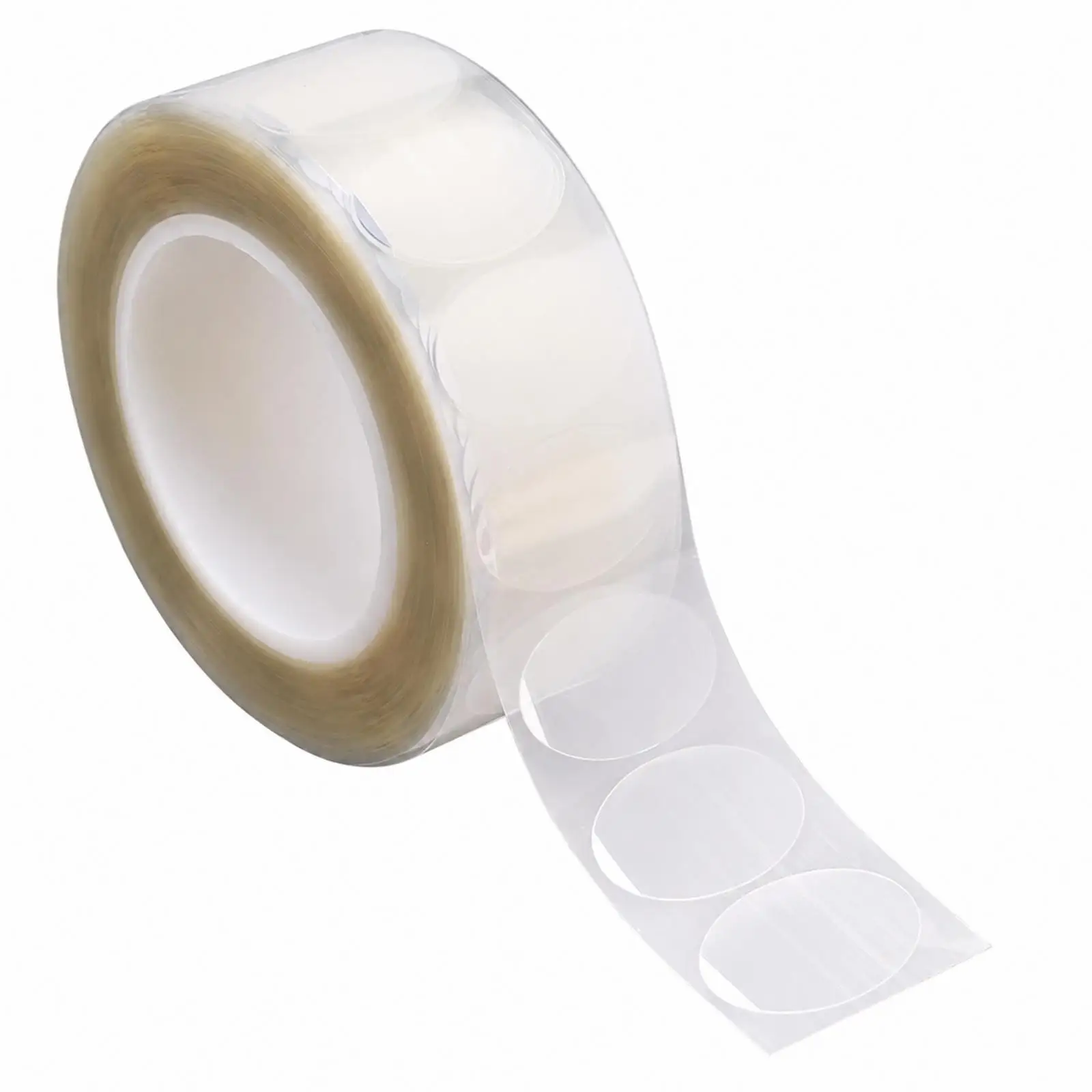 Oval PE Adhesive Eyewear Sticker Anti Slip Lens Grinding Pad for Eyeglass Repair and Optical Processing Use