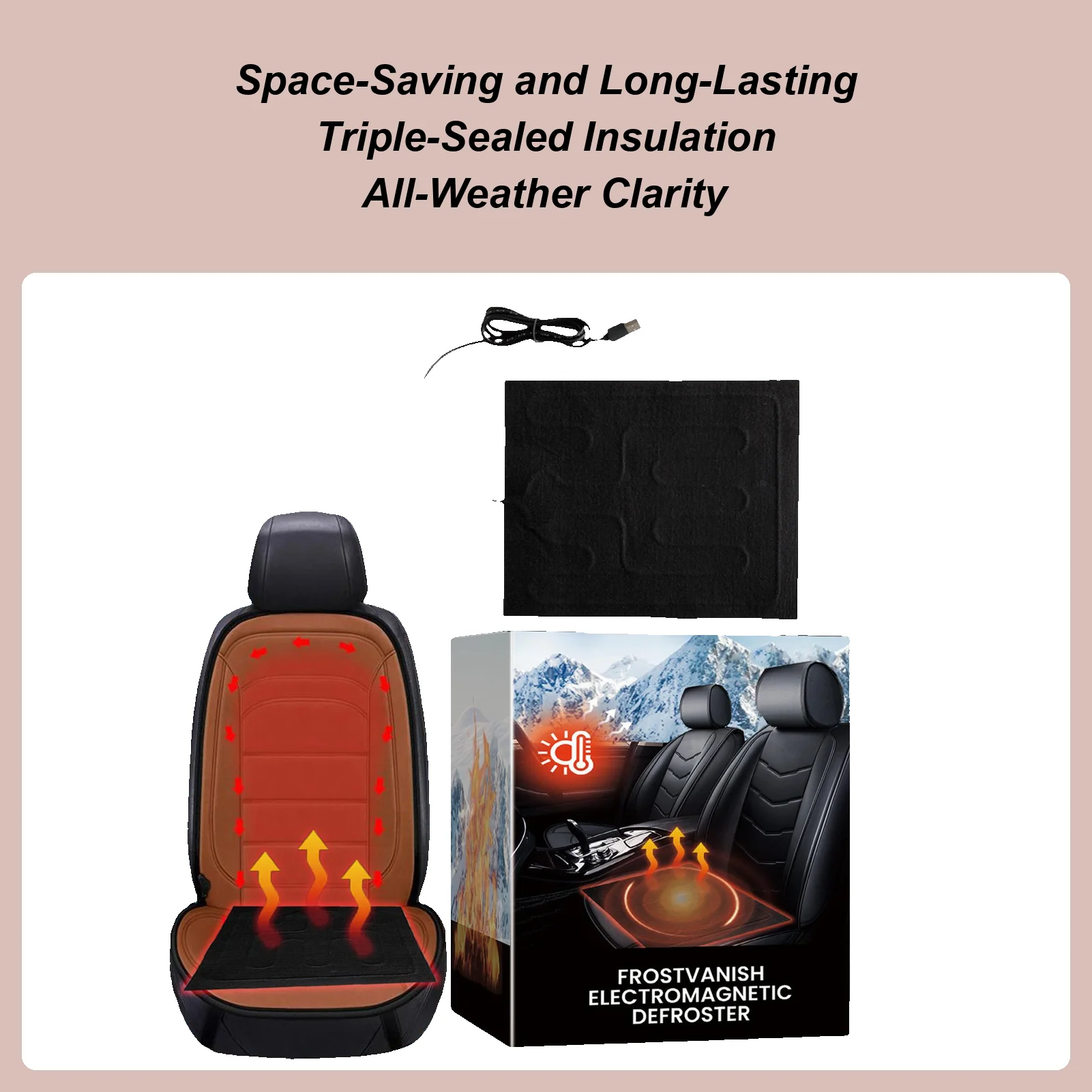 

Автомобильный обогреватель, компактная грелка для холодной погоды, лобовое стекло автомобиля, снег, лед, грелка, электрическая для грузовика, седана, минивэна, утренний