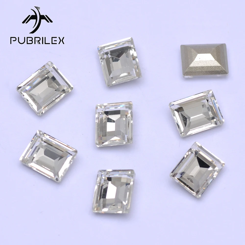 Different Colors Rectangle Shine Fancy Stones Crystals Nail Rhinestones K9 Fancy Diamond for Jewelry Garment Design