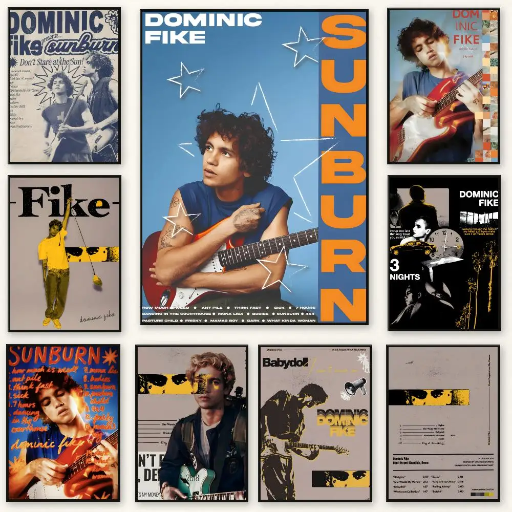Singer Dominic Fike Poster Peel And Stick Indoor Bedroom Wall Decor Aesthetic Gift