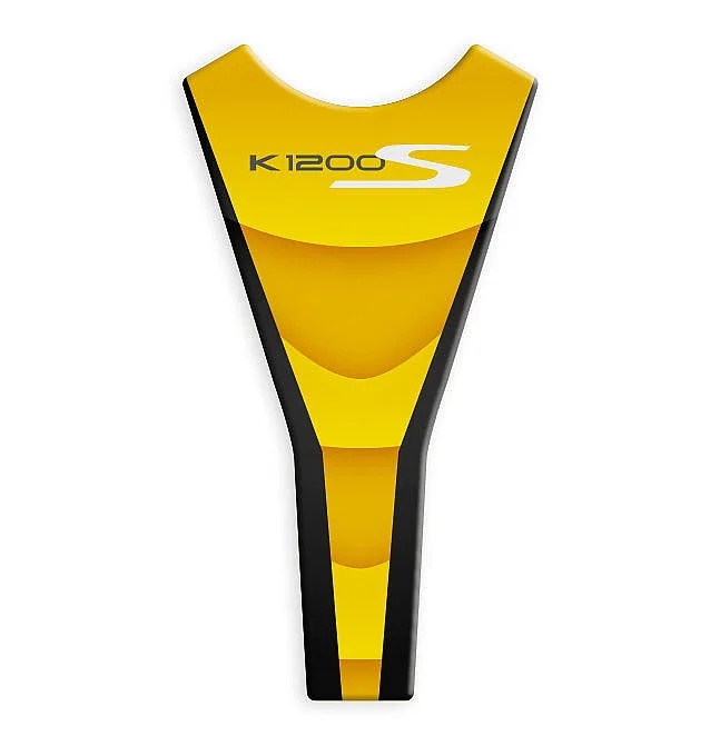 Motorcycle Anti Slip Side Traction Pads Tank Pad Decals Stickers For BMW K 1200 S  TANK PAD (Yellow) -