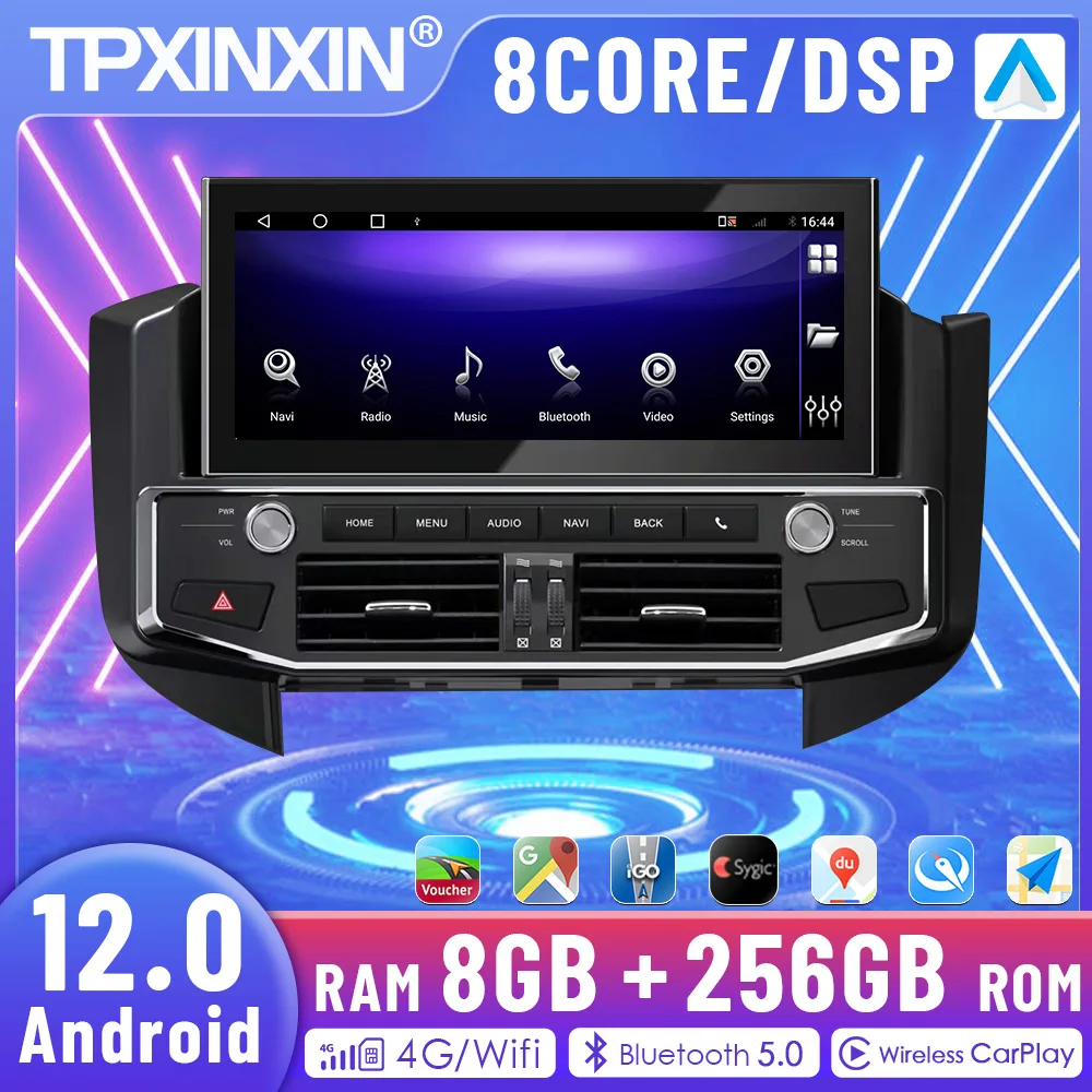 12.3 Inch  QLED Screen Android 13 For Mitsubishi Pajero 2006-2016 Car Radio Multimedia Player GPS Navi CarPlay Car Accessories