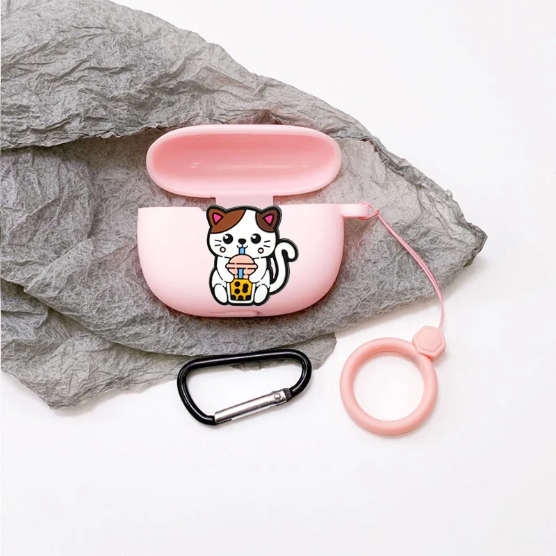 Cartoon Case voor OPPO Enco Air3 Pro Case Leuke Bloem Siliconen Oortelefoon Bescherm Cover voor OPPO Enco Air3 Hearphone Box Funda