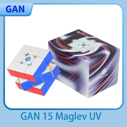 JudyCube 2024 Gan 15 Maglev UV 마그네틱 매직 스피드 큐브, 스티커리스 전문 피젯 토이, GAN 15 M Cubo Magico, 신제품