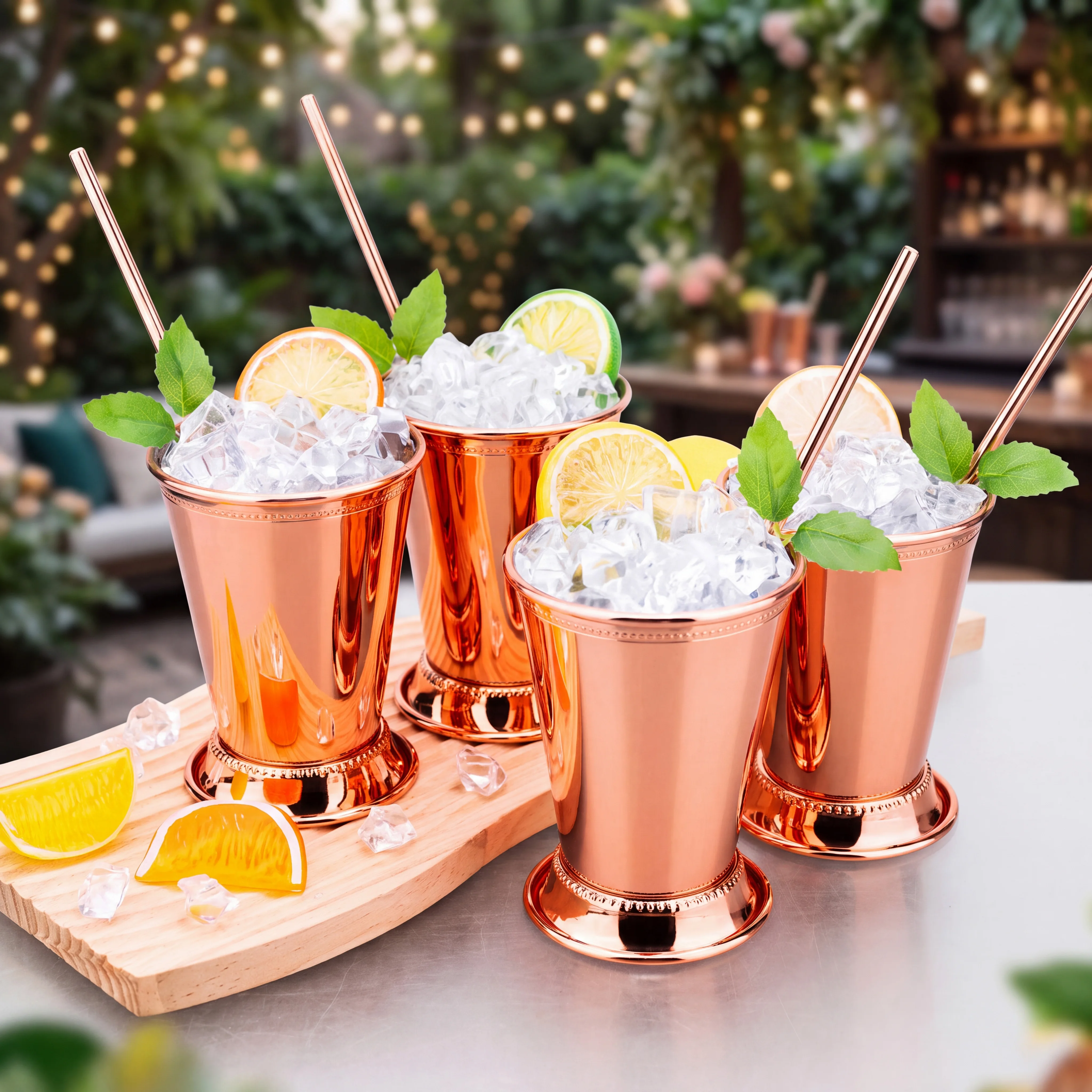 4pcs Elegant Rose Gold Stainle - Wine Beer Mixed Drinks review and price