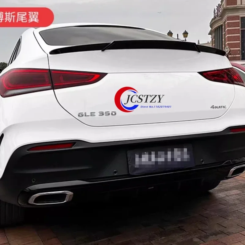 For Mercedes GLE Coupe Class W167 C167 GLE350 450 500e 2020-Up ABS  Car Tail Trunk Spoiler Rear Wing Tail Wing Decoration