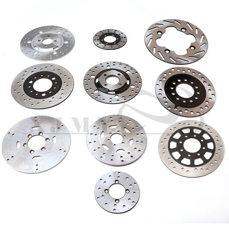 Motorcycle Front and Rear Brake Discs 110 130 160 180 190 220MM Suitable for 125cc 150cc 200cc 250cc Off-Road Vehicle ATV UTV