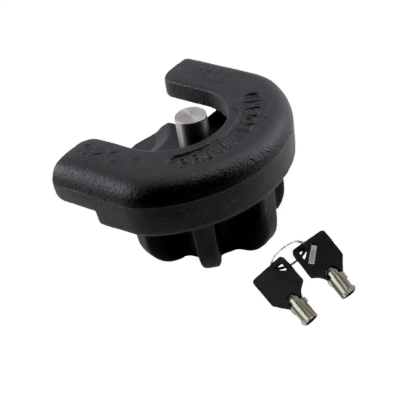 

Safe Trailer Coupler Lock Iron Hitch Ball Locking Pin Accessory Anti Theft Padlock for Motorhome Boat Truck 2-5/16 Inch