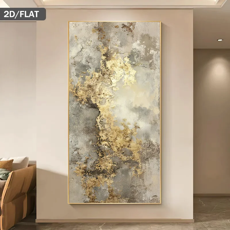 

Modern Abstract Art Print Canvas Painting Serves As Wall Decor for Living Rooms and Bedrooms, Frameless Poster Artwork