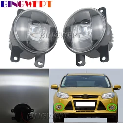 Left+Right NEW Auto Parts Fog Light Driving Lamp For Ford Focus 3 2012 2013 2014 Car LED Lens DRL Headlamps FogLamp Assembly
