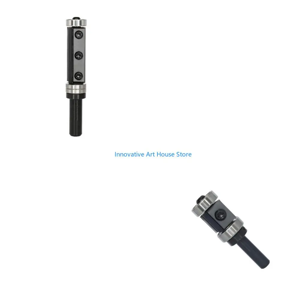 E1PC Double Bearing Edged Finishing Tool Interchangeable Head Alloy Material Woodworking Use