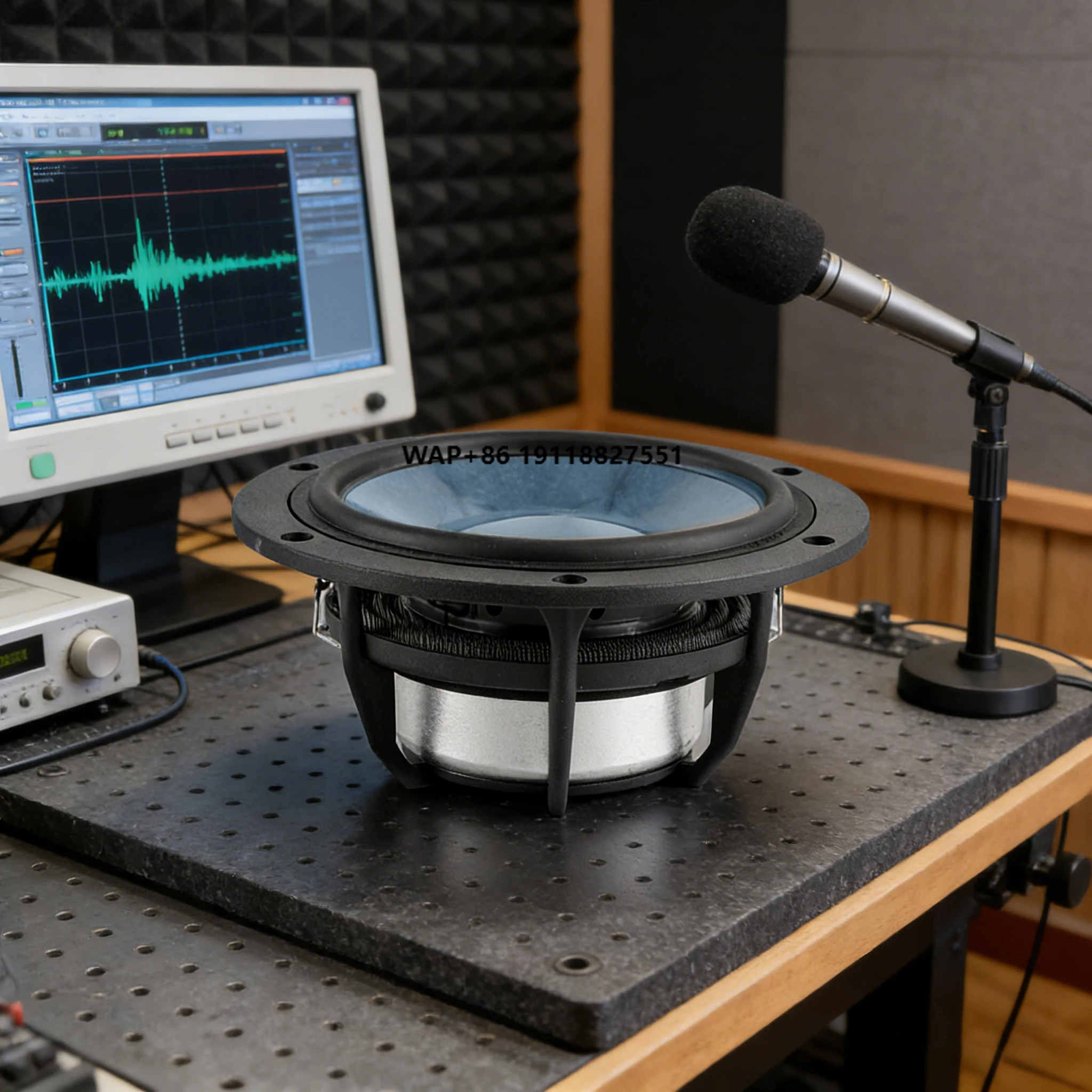Xuming 175 6.5 Inch Car Speaker Bass Driver with Advanced Nano Carbon Cone, 50W/100W Power