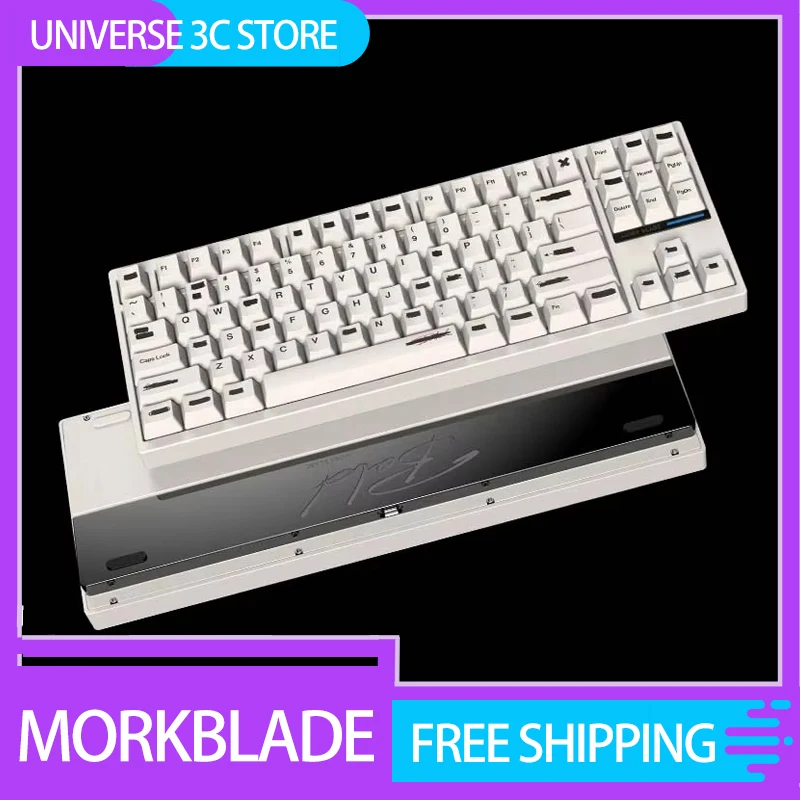 MorkBlade Bold TKL HE Mechanical Keyboard Magnetic Switch Aluminium Alloy 8000Hz RT0.01mm Gaming Keyboard  Custom PC Accessories