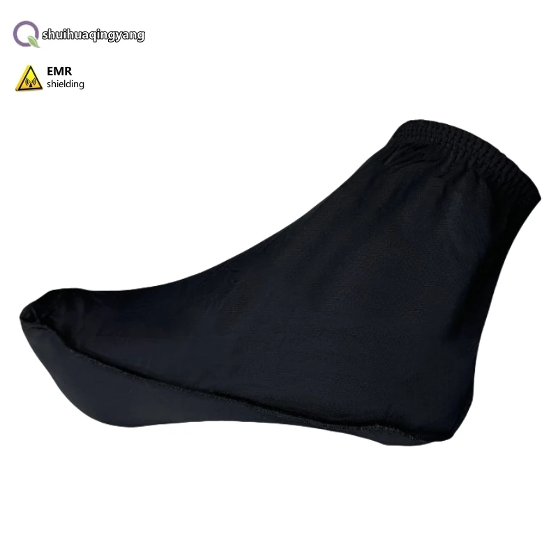 طبقة داخلية واقية من الإشعاع الكهرومغناطيسي 100% جوارب من الألياف الفضية مضادة للبكتيريا وقابلة للغسل للرجال والنساء #6