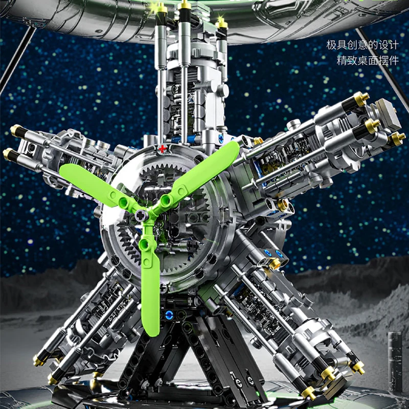 Gemotoriseerd motorsimulatiemodel Elektrisch aangedreven bouwstenen Set Technische machine Auto-onderdelen Speelgoed Volwassen kind Creatief cadeau